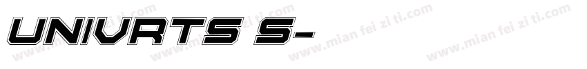 univrts S字体转换
